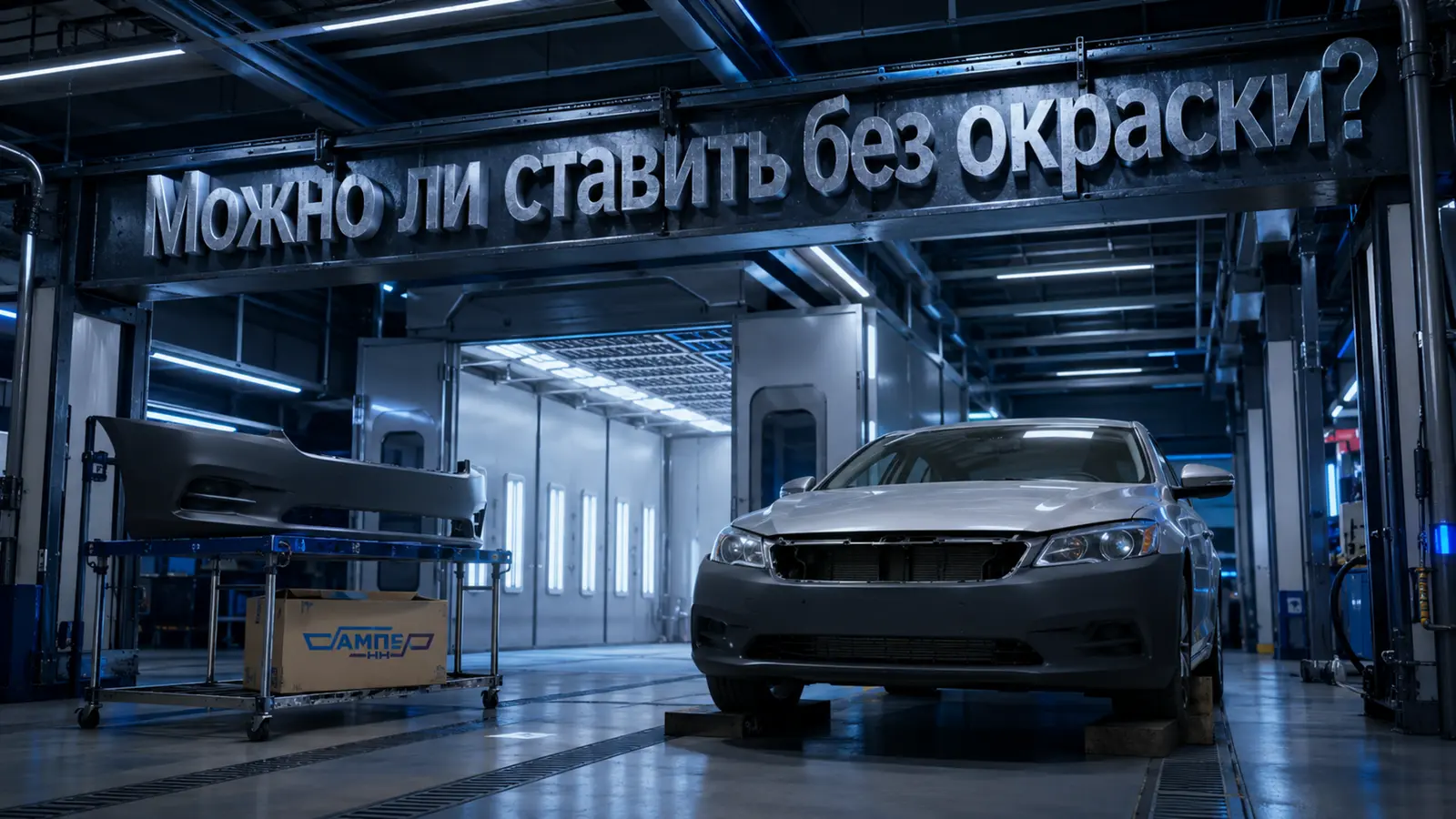 Окрашенный или неокрашенный бампер: что выбрать