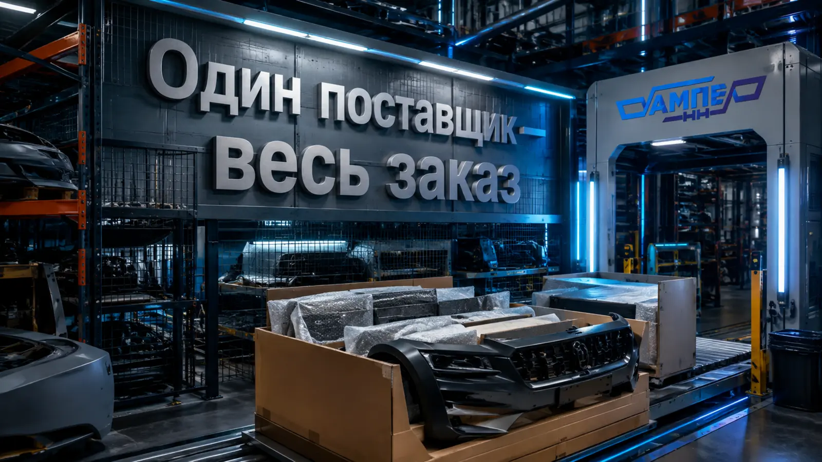 Комплексная закупка бамперов, решёток, молдингов и оптики