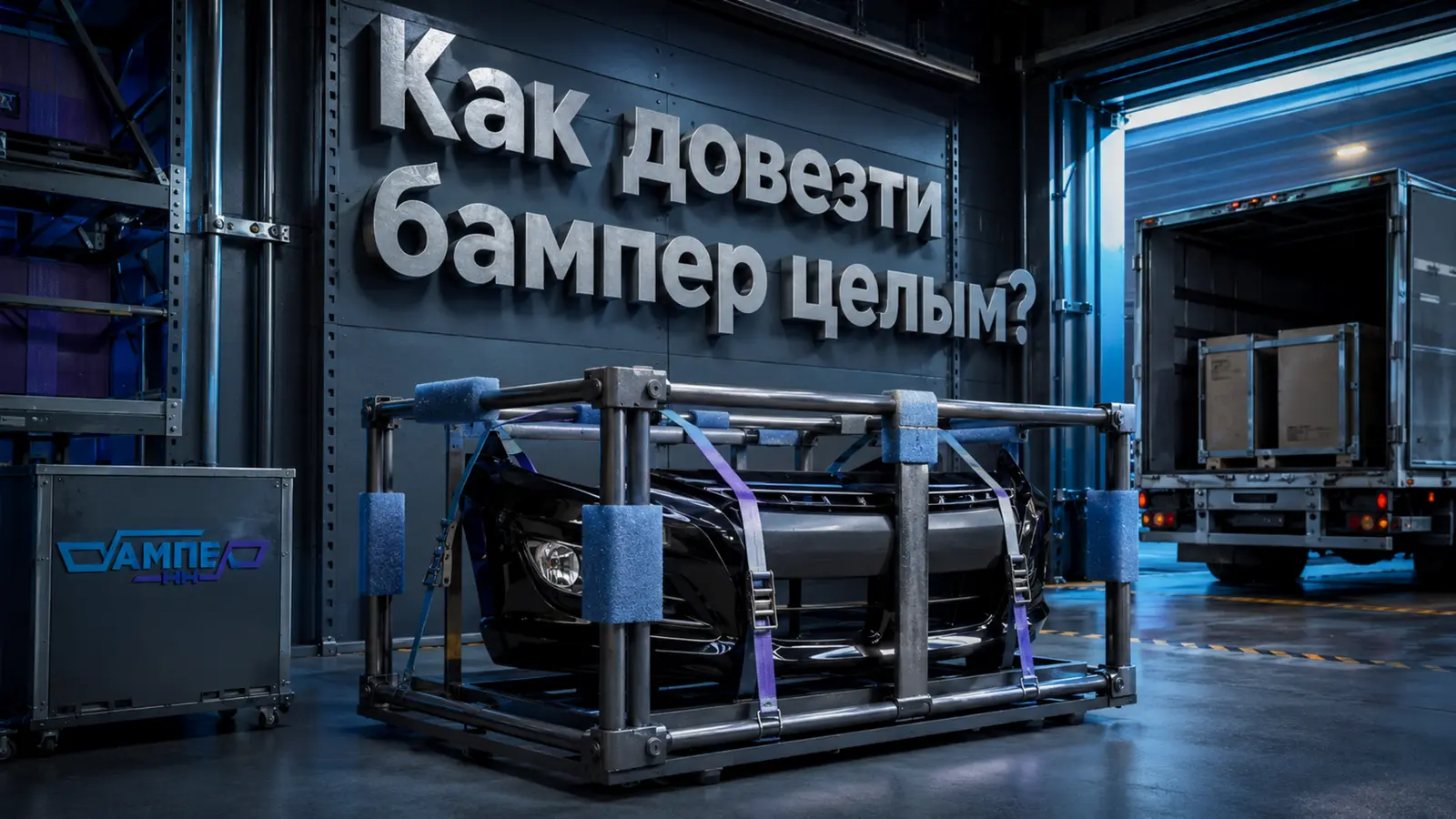 Упаковка и перевозка автомобильного бампера без повреждений