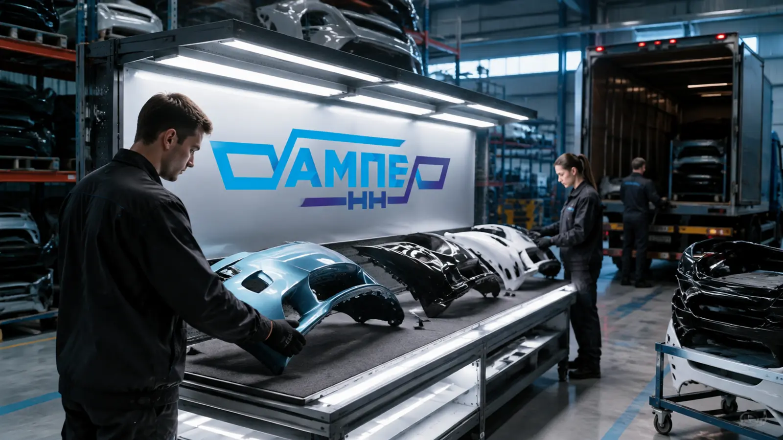 Комплектация оптового заказа кузовных деталей к отправке — этап 3