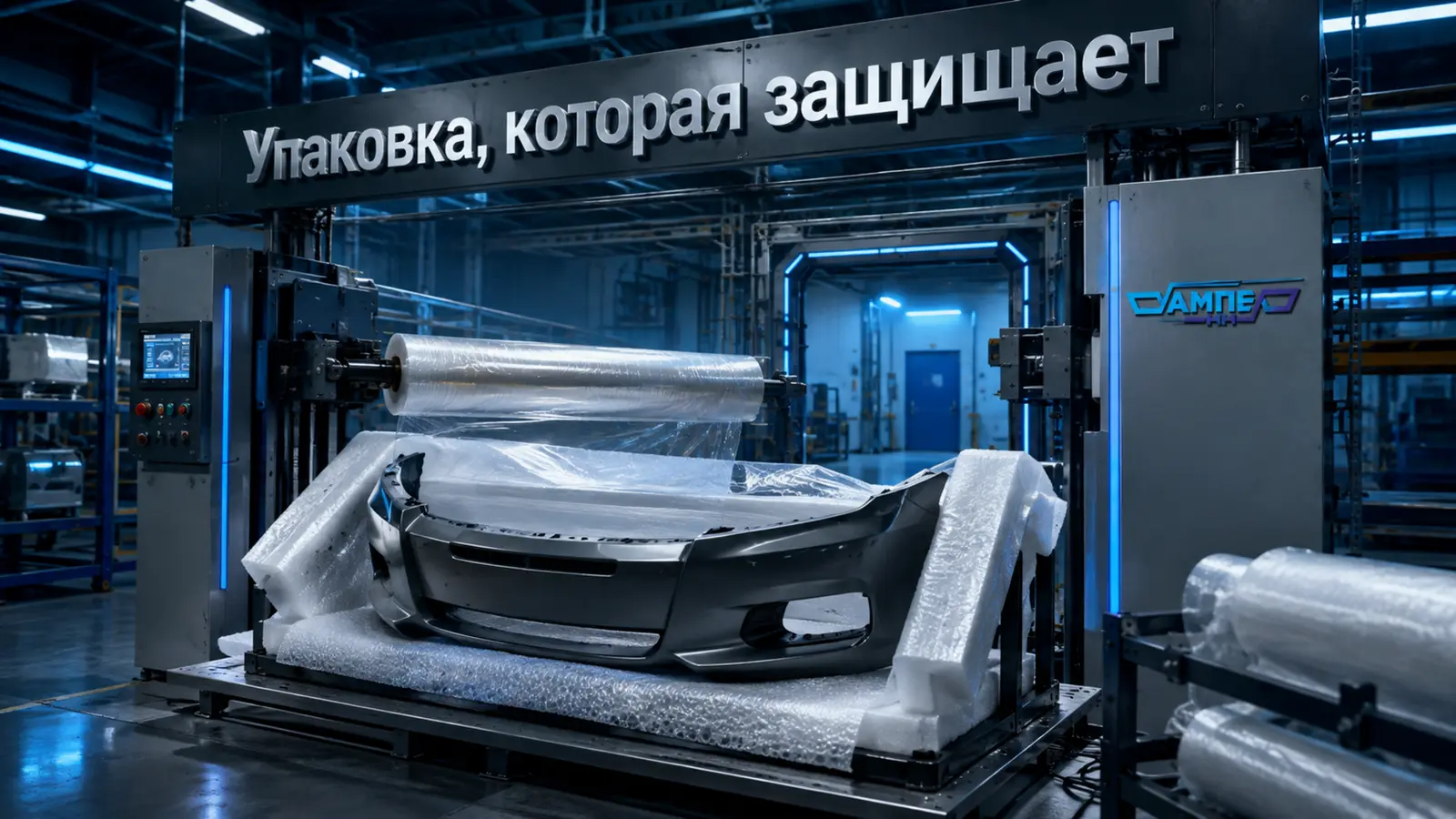 Упаковка дверей, крышек багажника и крупных кузовных деталей