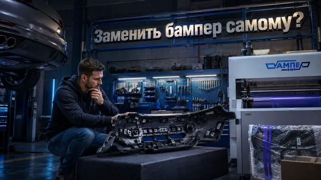 Можно ли самостоятельно заменить автомобильный бампер